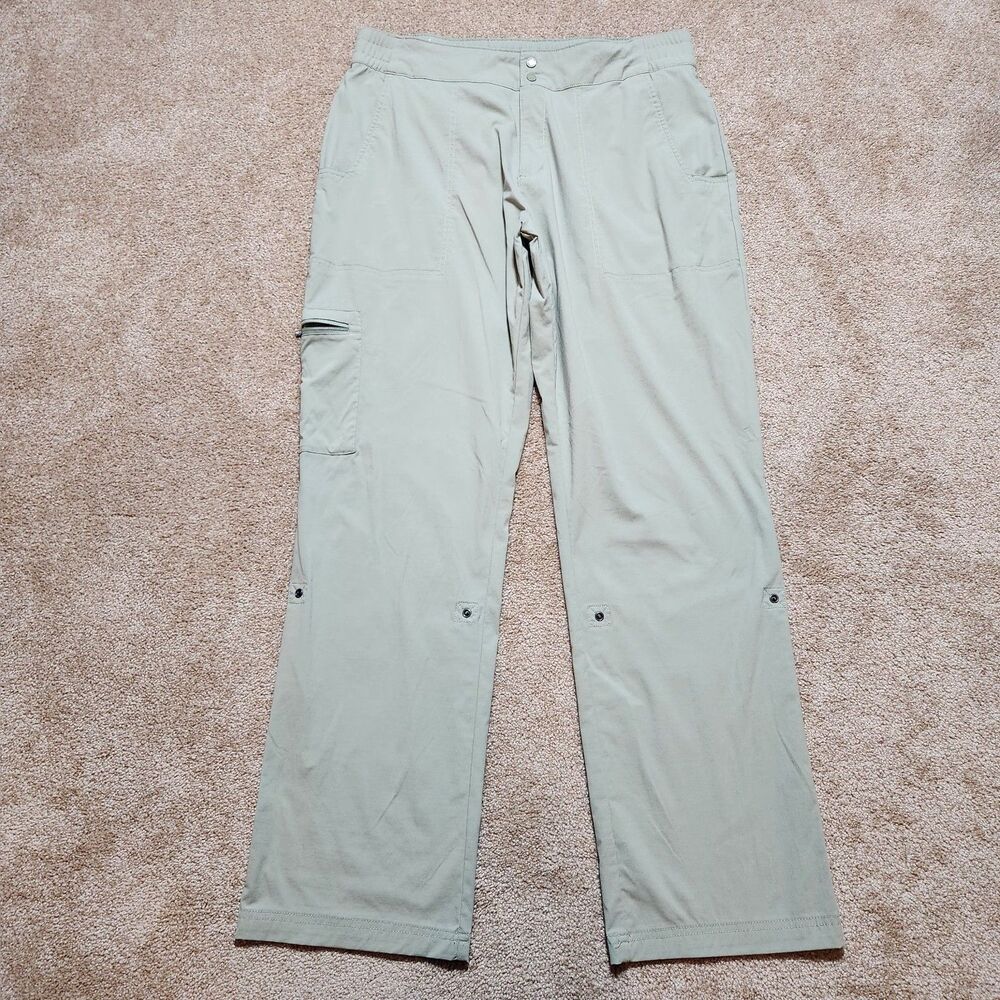 Columbia Hiking Pants Women 14 Cargo Anytime Outdoor Climber Canyon Roll Up